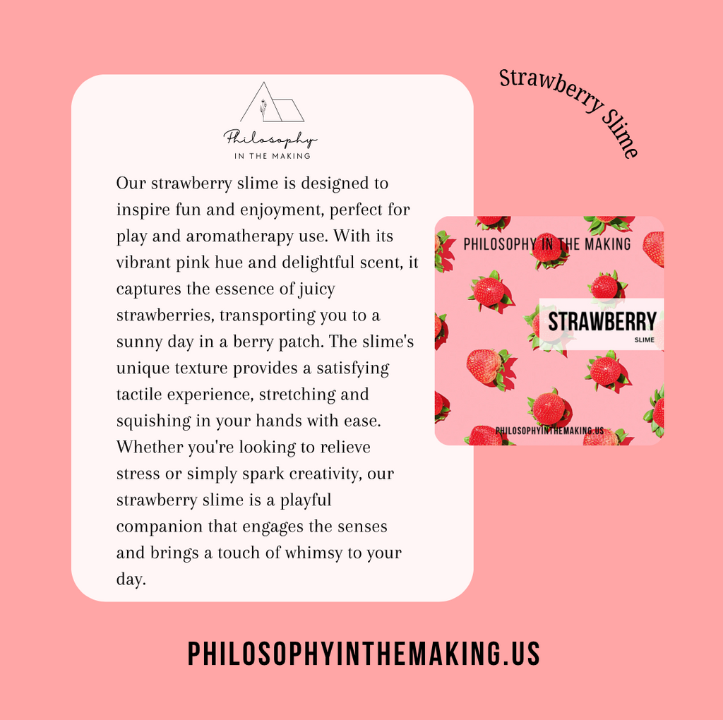Strawberry Cloud Slime, Aromatherapy Slime, Stress Toy, Cloud Slime