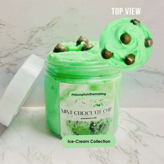 Mint Chocolate Cloud Slime, Aromatherapy Slime, Therapy, Stress Toy