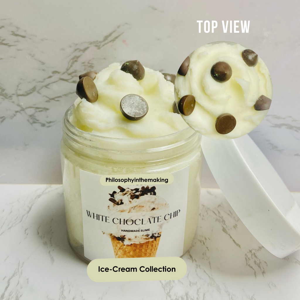 White Chocolate Cloud Slime, Aromatherapy Slime, Therapy, Stress Toy