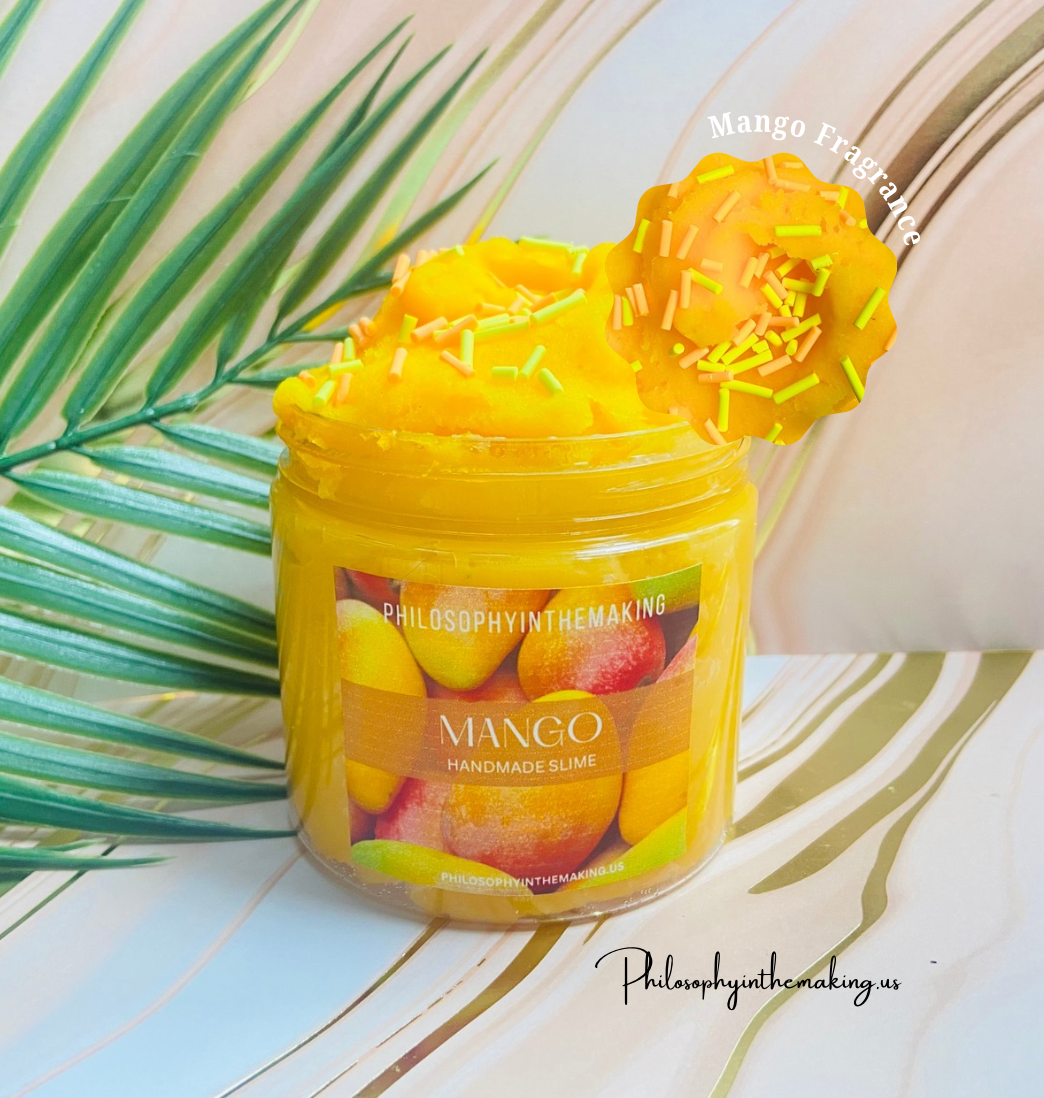 Mango Cloud Slime, Aromatherapy Slime, Stress Toy