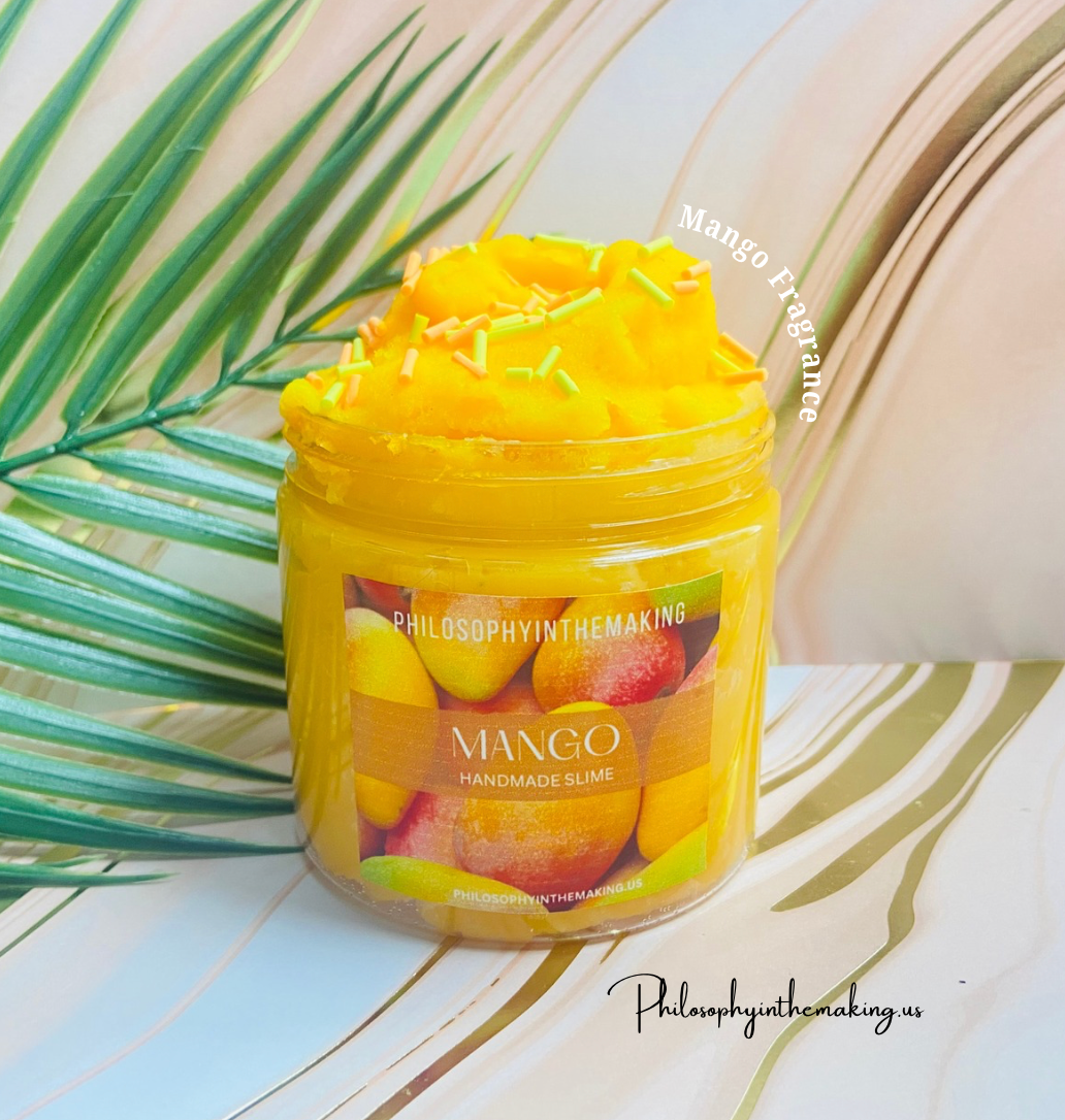 Mango Cloud Slime, Aromatherapy Slime, Stress Toy